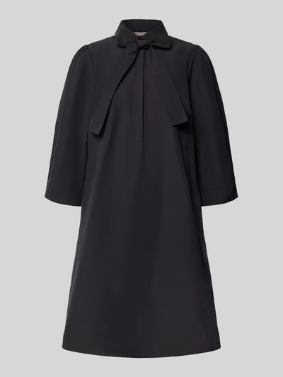 Christian Berg Woman Selection Knielanges Kleid aus Taft Black 2