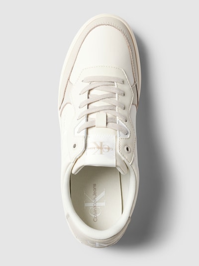 Calvin Klein Jeans Sneaker aus Leder mit Logo-Prägung Modell 'CLASSIC CUPSOLE' Offwhite 3