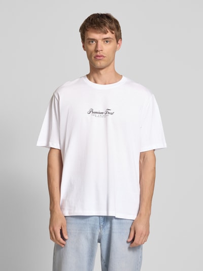 Jack & Jones T-Shirt mit Label-Print Modell 'MARINA' Weiss 4