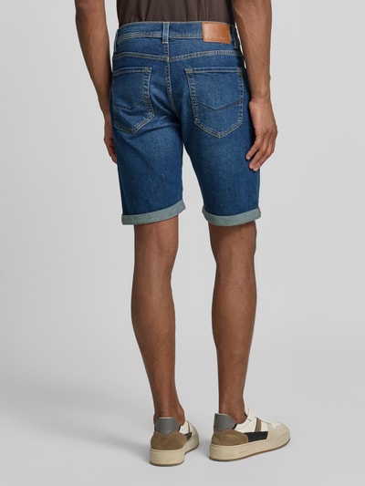 Pierre Cardin Regular Fit Shorts in Denim-Optik Dunkelblau 5
