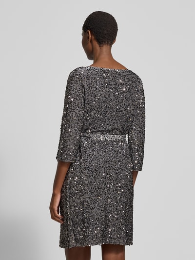Vila Minikleid mit Paillettenbesatz Modell 'FAITH' Silber 5