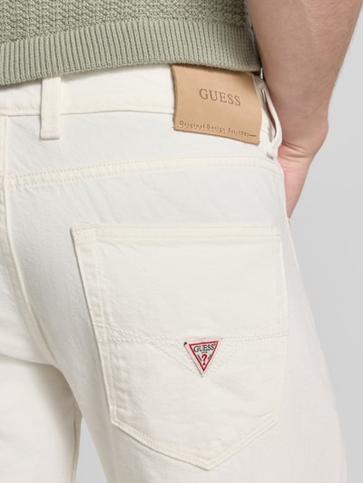 GUESS Straight Leg Jeans im 5-Pocket-Design Modell 'ANGELS' Weiss 3