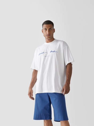 VETEMENTS Oversized T-Shirt mit Label-Print Weiß 4