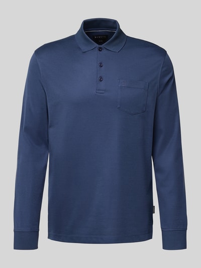 bugatti Koszulka polo z wyhaftowanym logo Niebieski 2