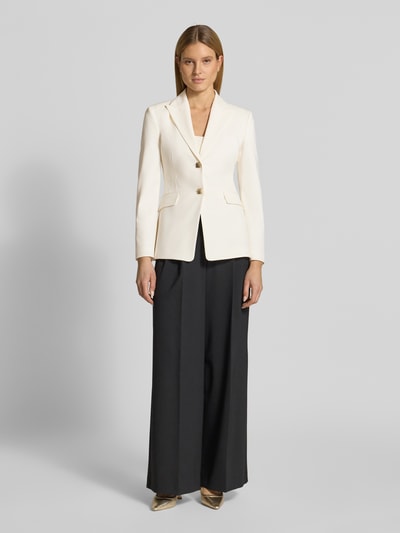 HUGO Shaped Fit Blazer mit steigendem Revers Modell 'ASMALLA' Offwhite 1