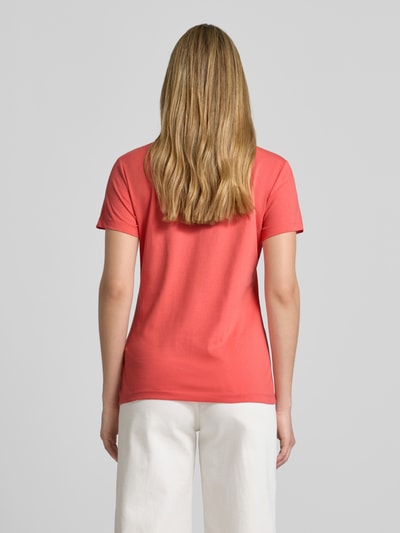 BOSS Orange Slim fit T-shirt van puur katoen, model 'ESOGO' Rood - 5