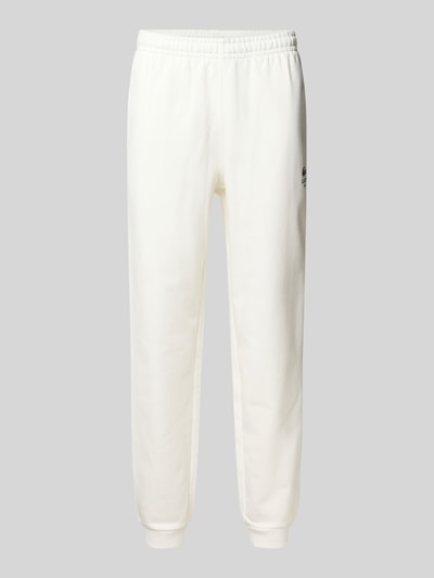 Lacoste Tapered Sweatpants aus reiner Baumwolle Offwhite 2