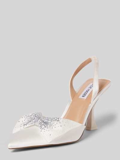 Steve Madden Pumps mit Strasssteinbesatz Modell 'NITEOWL' Offwhite 1