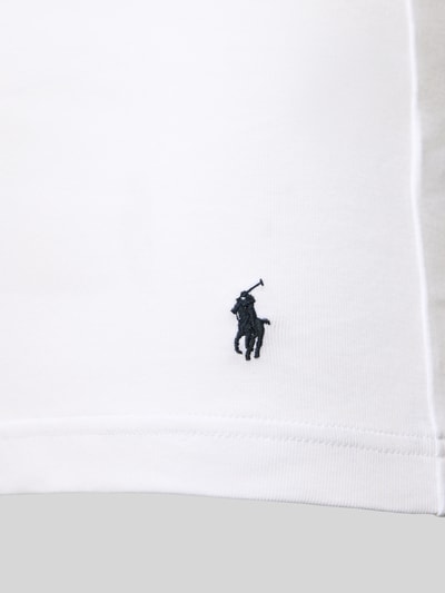 Productfoto, Tanktop met ronde hals in set van 2 van Polo Ralph Lauren, puur katoen, regular fit, labelstitching, wit, gladde textuur.
