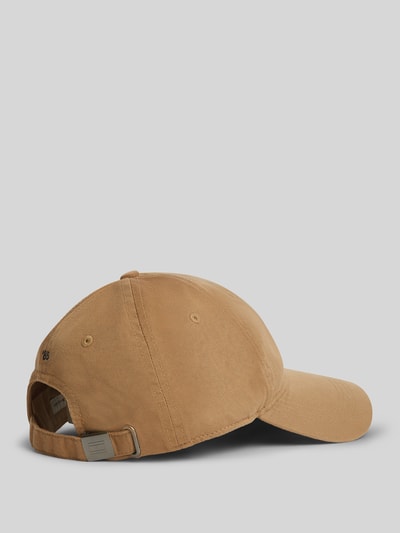 Tommy Hilfiger Czapka z daszkiem z czystej bawełny Camel 4