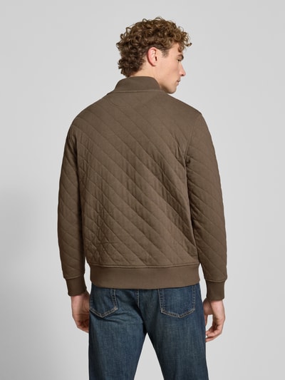 GANT bluza rozpinana o kroju regular fit z mieszanki bawełny Szarobrązowy 5