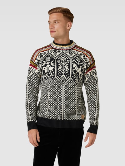 Dale of Norway Wollpullover mit Stehkragen Black 4