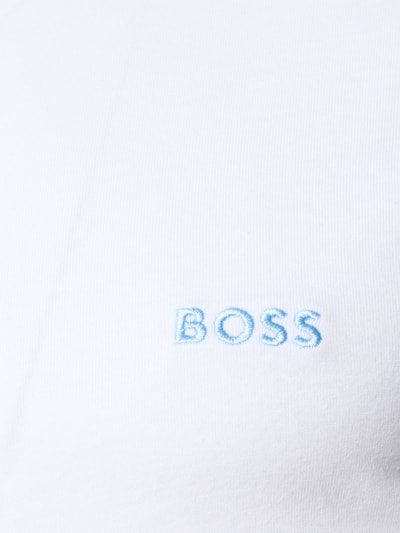 BOSS damski t-shirt o kroju regular fit w zestaw 3 szt. z czystej bawełna Jasnoniebieski 2