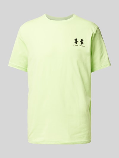 Under Armour T-Shirt mit Label-Print Modell 'SPORTSTYLE' Apfel 2