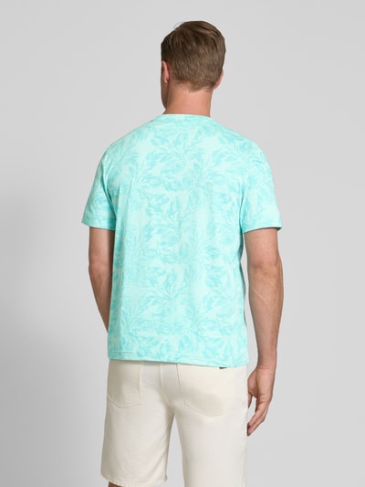 Tom Tailor T-shirt o kroju regular fit z czystej bawełny Turkusowy 5