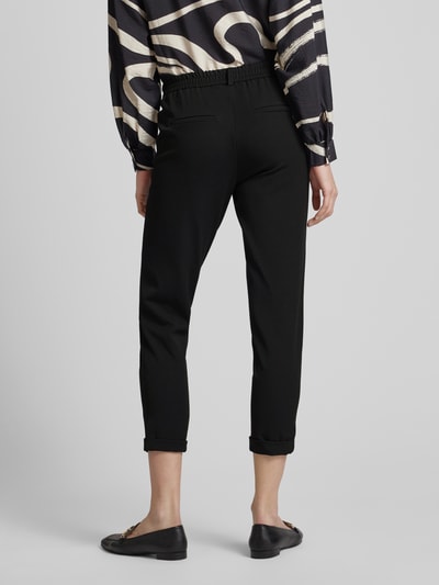 Vero Moda Loose fit stoffen broek met gestileerde opening, model 'MAYA' Zwart - 5