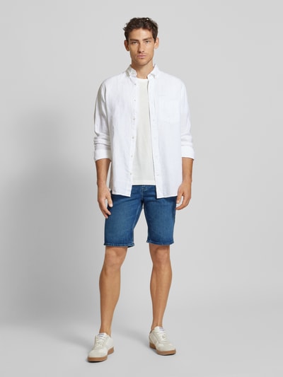 Tommy Hilfiger Regular Fit Jeansshorts im 5-Pocket-Design Modell 'BROOKLYN' Dunkelblau 1