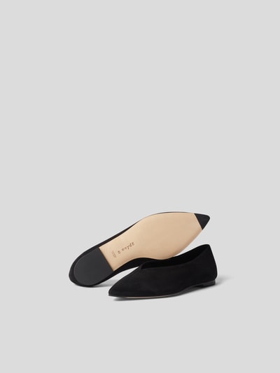 Aeyde Ballerinas aus Leder Schwarz 6