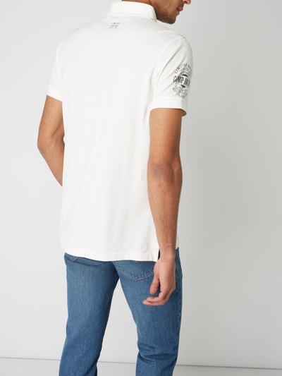 Camp David Poloshirt mit Logo-Details Offwhite 5