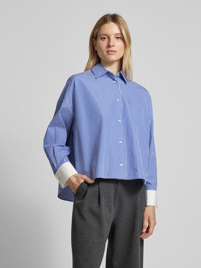 Weekend Max Mara Overhemdblouse met borstzak Blauw - 4