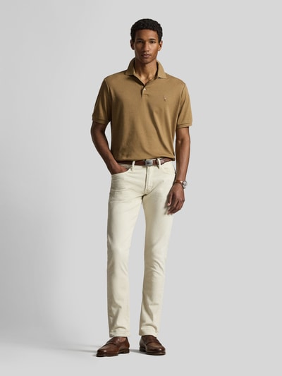 Polo Ralph Lauren Koszulka polo z czystej bawełny o kroju regular fit Średniobrązowy 1
