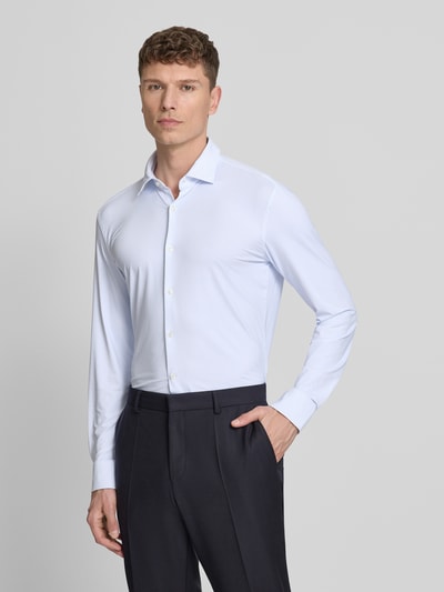HUGO Slim Fit Businesshemd mit Kentkragen Modell 'KENNO' Dunkelblau 4