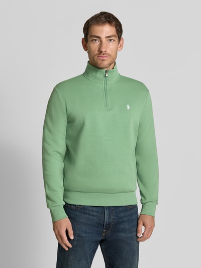 Polo Ralph Lauren Relaxed Fit Troyer aus Baumwoll-Mix Mint 4
