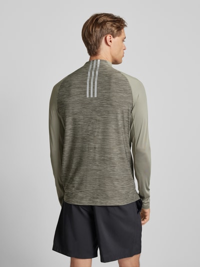 Adidas Training Sweatshirt mit Stehkragen Oliv 5