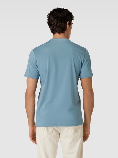 Christian Berg Men T-shirt met statementprint Metallic turquoise - 5