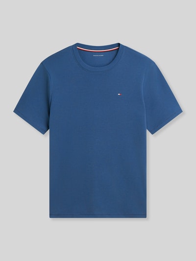 Tommy Hilfiger męski t-shirt o kroju regular fit z małym detal z logo Niebieski 2