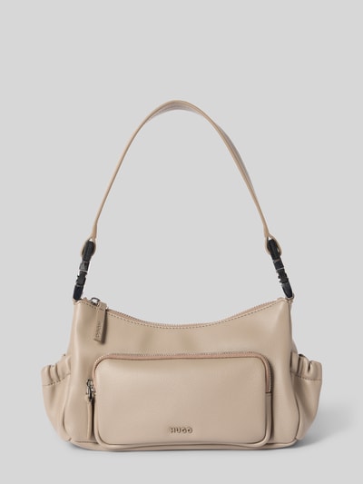 HUGO Tas met hengsel en afneembare schouderband, model 'BEL 2.0' Beige - 2
