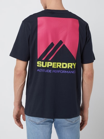 Superdry T-Shirt aus Baumwolle  Dunkelblau 5