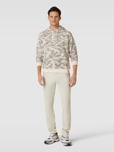 Antony Morato Hoodie met all-over motief Beige - 1