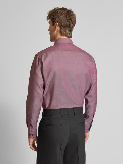 ETERNA Koszula biznesowa o kroju Modern Fit z kołnierzykiem typu kent Czerwony 5