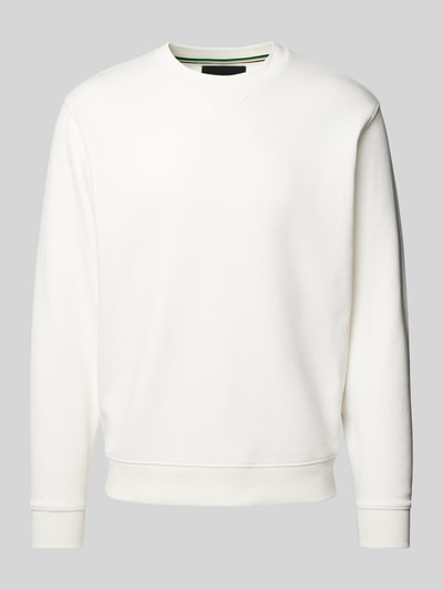 Replay Sweatshirt mit gerippten Abschlüssen Offwhite 2