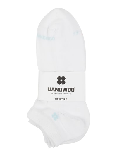 UANDWOO Socken mit Stretch-Anteil im 3er-Pack Weiss 2