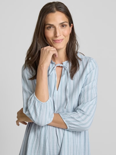 Vero Moda Sukienka midi taliowana z czystej bawełny model ‘NANNA’ Trzcinowy 3