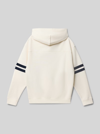 Tommy Hilfiger Teens Regular Fit Hoodie aus reiner Baumwolle Ecru 3