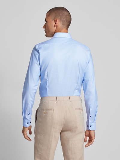 OLYMP No. Six Super slim fit zakelijk overhemd met kentkraag, model 'Nick' Bleu - 5