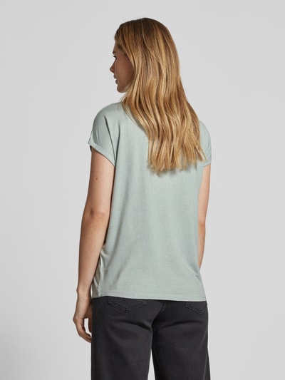 Vero Moda Comfort Fit T-Shirt mit Effekt Garn Modell 'LAVA' Schilf 5