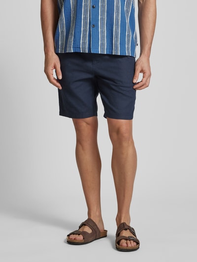 Matinique Regular Fit Bermudas aus Leinen-Baumwoll-Mix Modell 'barton' Marine 4