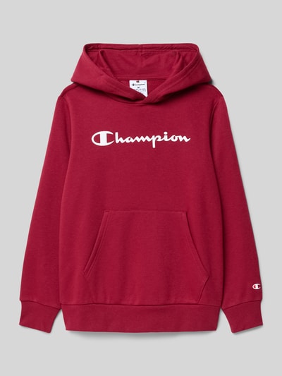 CHAMPION Hoodie mit Kapuze Dunkelrot 1