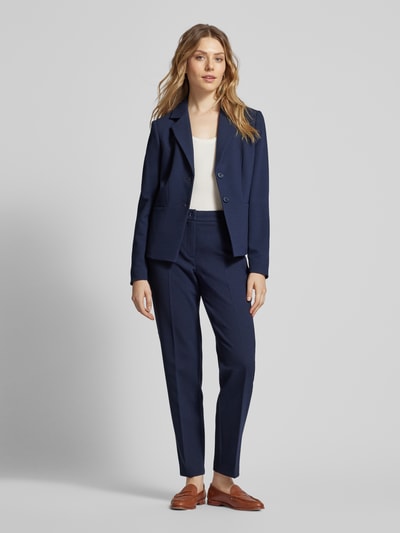 Betty Barclay Regular fit stoffen broek met structuurmotief Marineblauw - 1