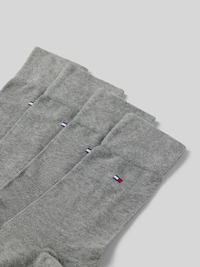 Tommy Hilfiger Socken mit Logo-Detail im 4er-Pack Mittelgrau Melange 2