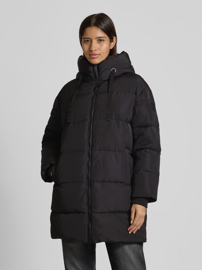 MOS MOSH Płaszcz puchowy zapinany na zamek błyskawiczny dwustronny Czarny 4