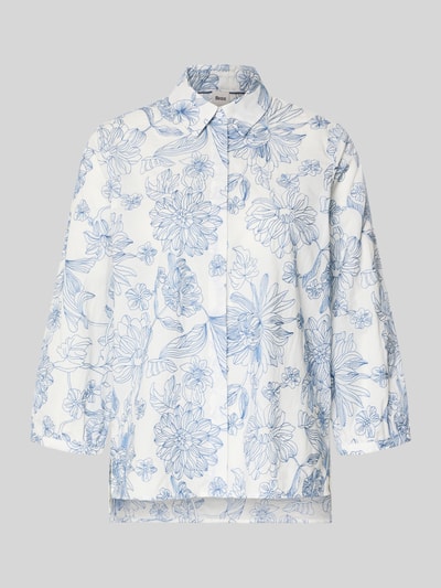 Brax regular fit overhemdblouse van puur katoen model 'VIKI' Bleu - 2