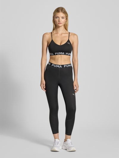 PUMA Legginsy z nadrukiem z logo model ‘Strong’ Czarny 1