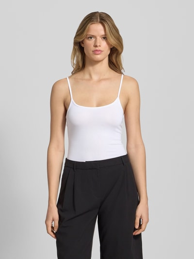 Review Trägertop mit verstellbaren Trägern Weiss 4