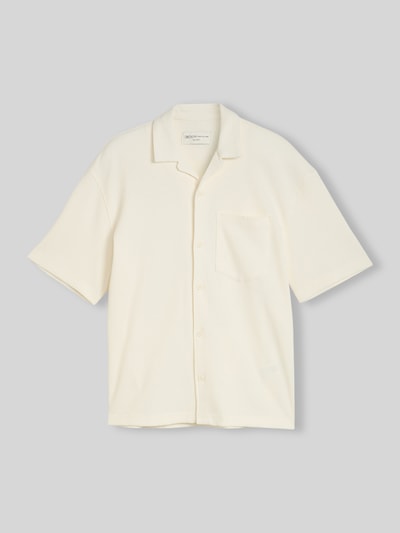 Tom Tailor Denim Regular Fit Freizeithemd aus Baumwoll-Mix Offwhite 2