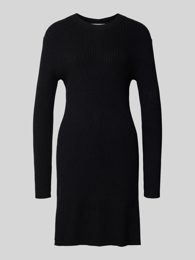 Tom Tailor Denim Figurbetontes Strickkleid aus Viskose-Mix Black 2